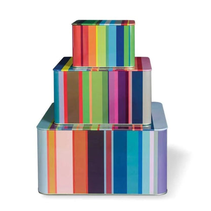 Stripes Tin Boxes set of 3