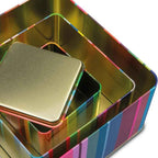 Tin Boxes - Stripes  set of 3