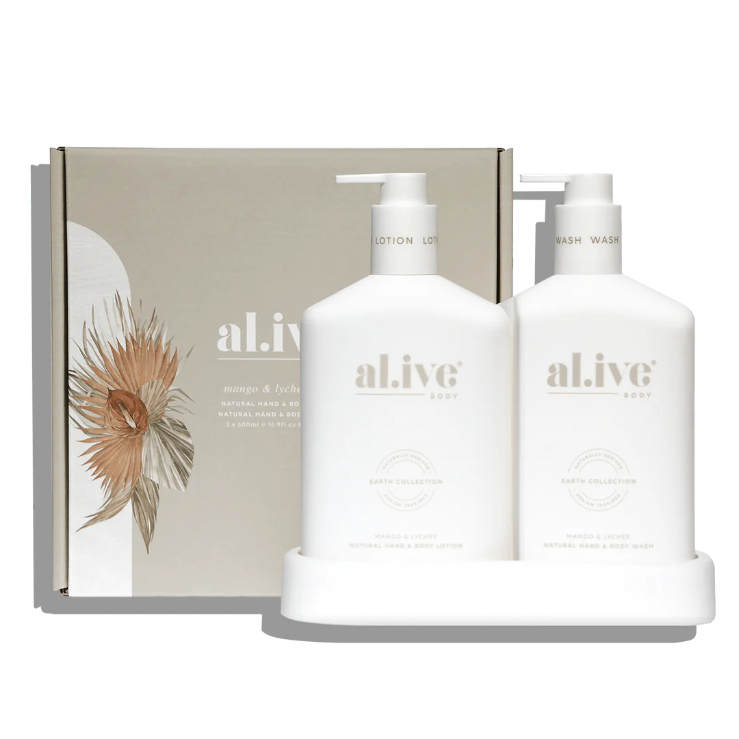 Al.ive Wash & Lotion Duo - Mango & Lychee