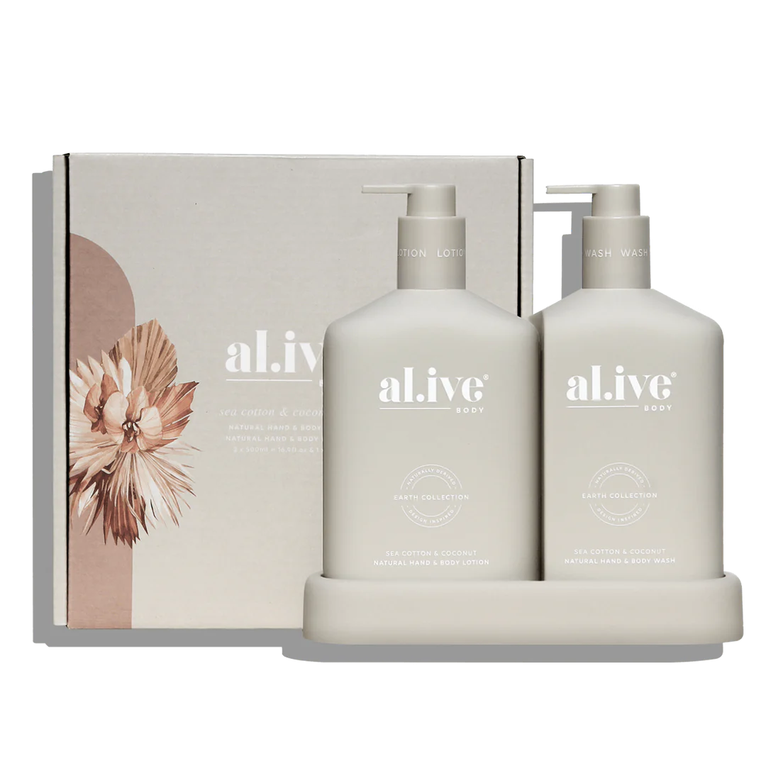 Al.ive Wash & Lotion Duo - Sea Cotton & Coconut