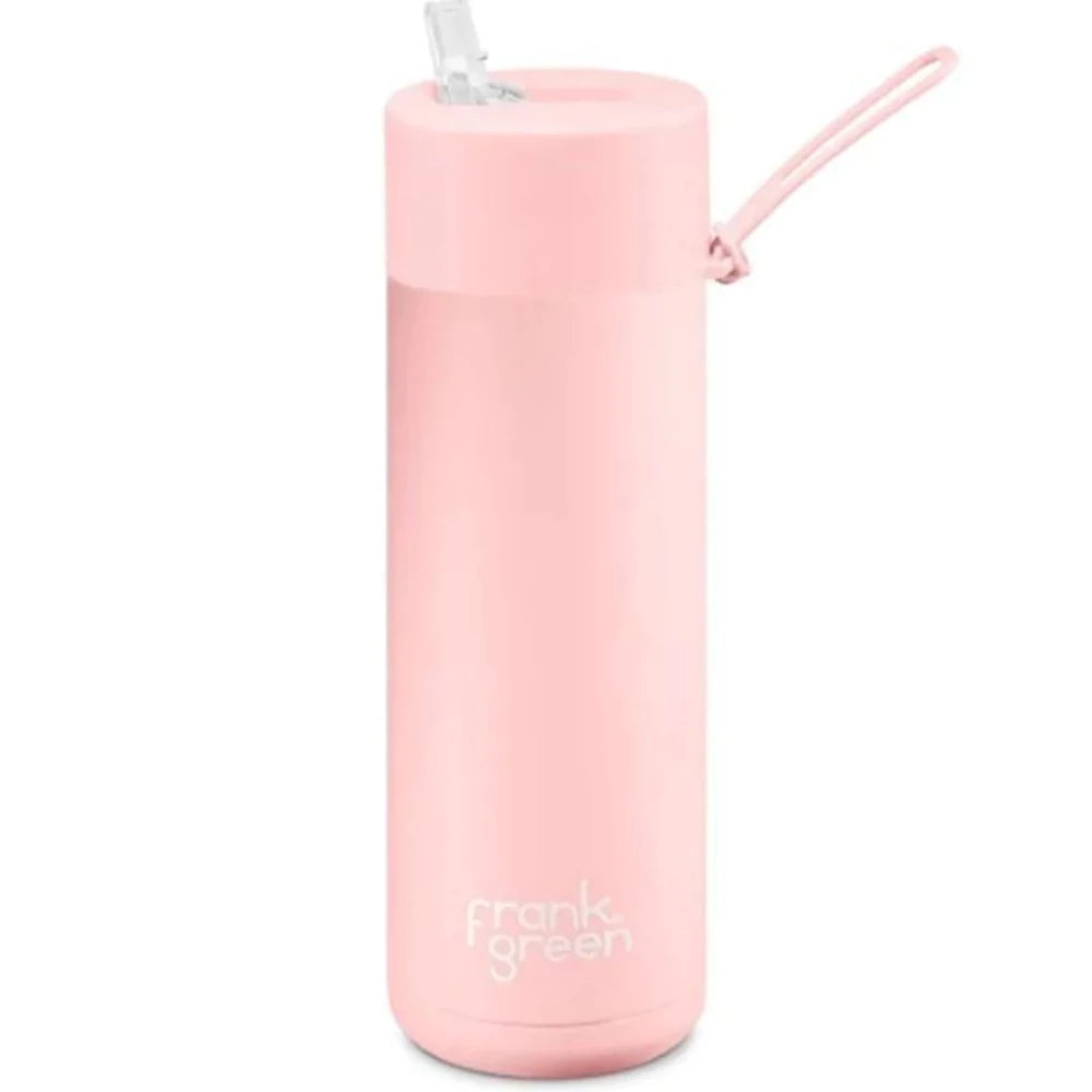 Frank Green Ceramic Reusable Bottle 20oz STRAW LID