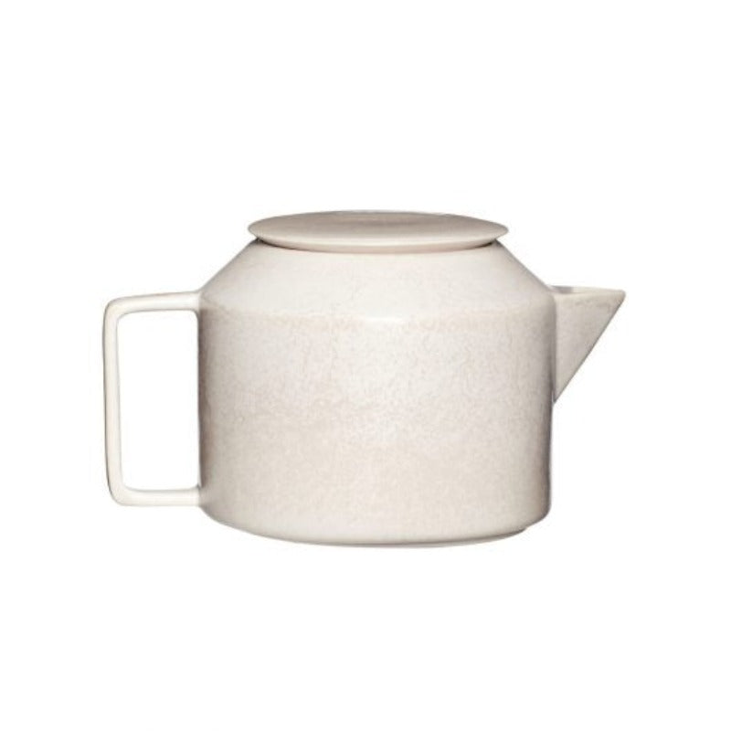 Hubsch Tea pot, ceramics, beige