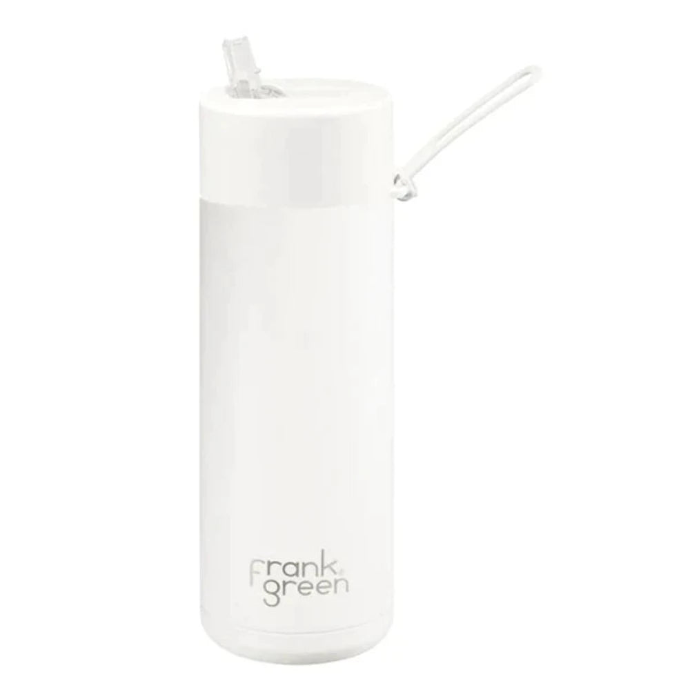 Frank Green Ceramic Reusable Bottle 20oz STRAW LID