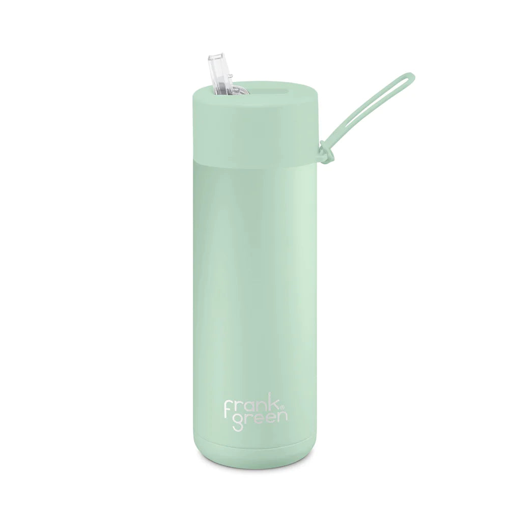 Frank Green Ceramic Reusable Bottle 20oz STRAW LID
