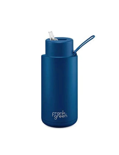 Frank Green Ceramic Reusable Bottle 34oz Straw Lid