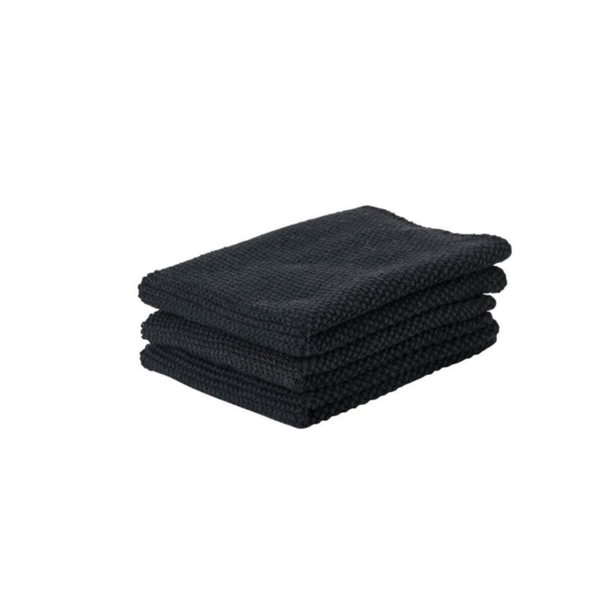 ZONE DENMARK Dishcloth Grey Set of 3 black
