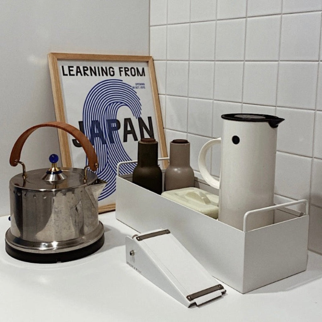 Metal Planter Box - White