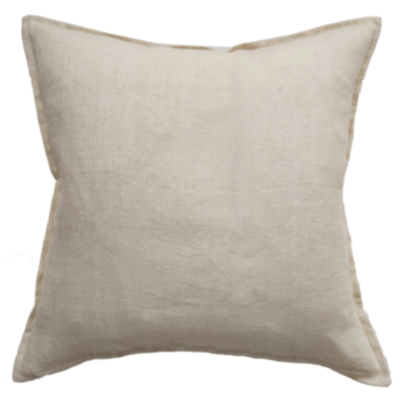 Cassia  Feather 55x55cm Cushion - Almond