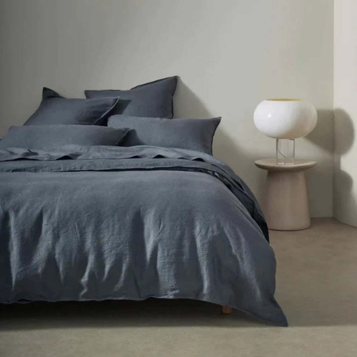 ravello quilt cover - denim