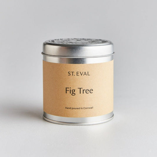 St Eval Fig Tree Scented Candle Tin