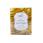 2M SILVER WARM WHITE LED WIRE SEED LIGHT STRING