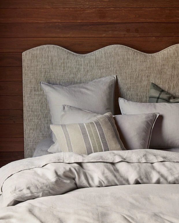 ravello pillowcase pair - silver