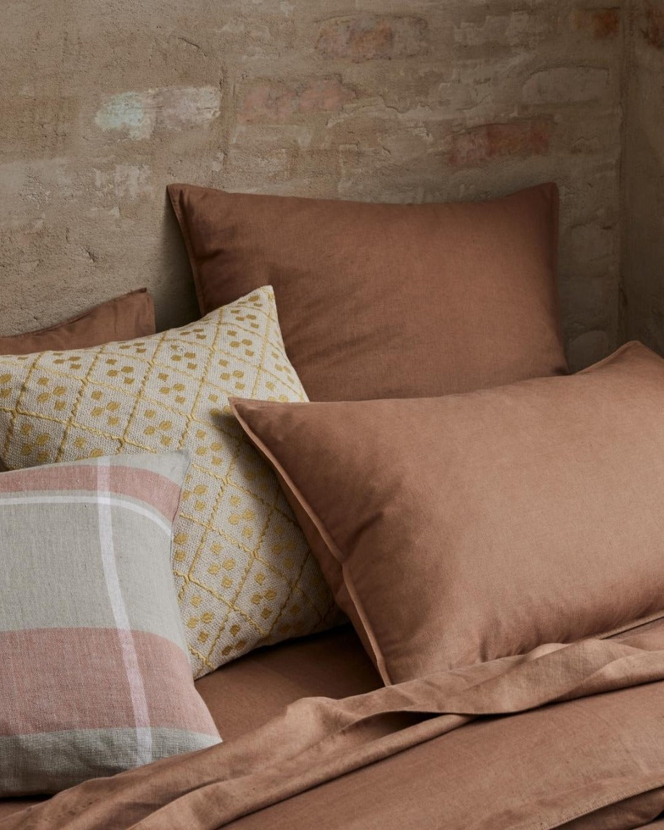 Ravello pillowcase pair - biscuit