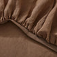 ravello fitted sheet - biscuit