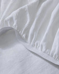 ravello fitted sheet - white