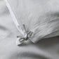 ravello quilt cover - silver