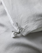 ravello quilt cover - silver