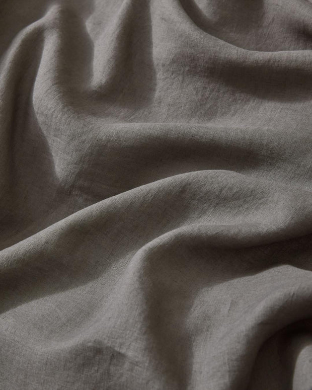 ravello fitted sheet - charcoal