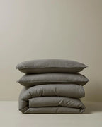 ravello quilt cover - charcoal