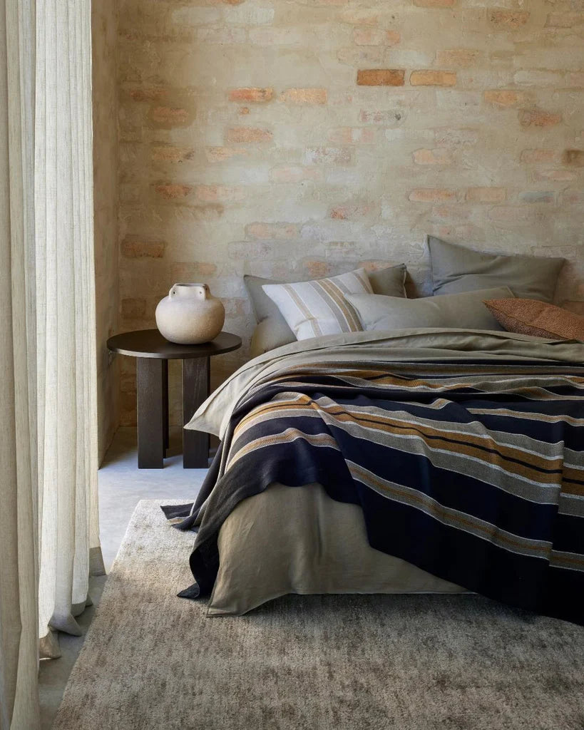ravello pillowcase pair - caper