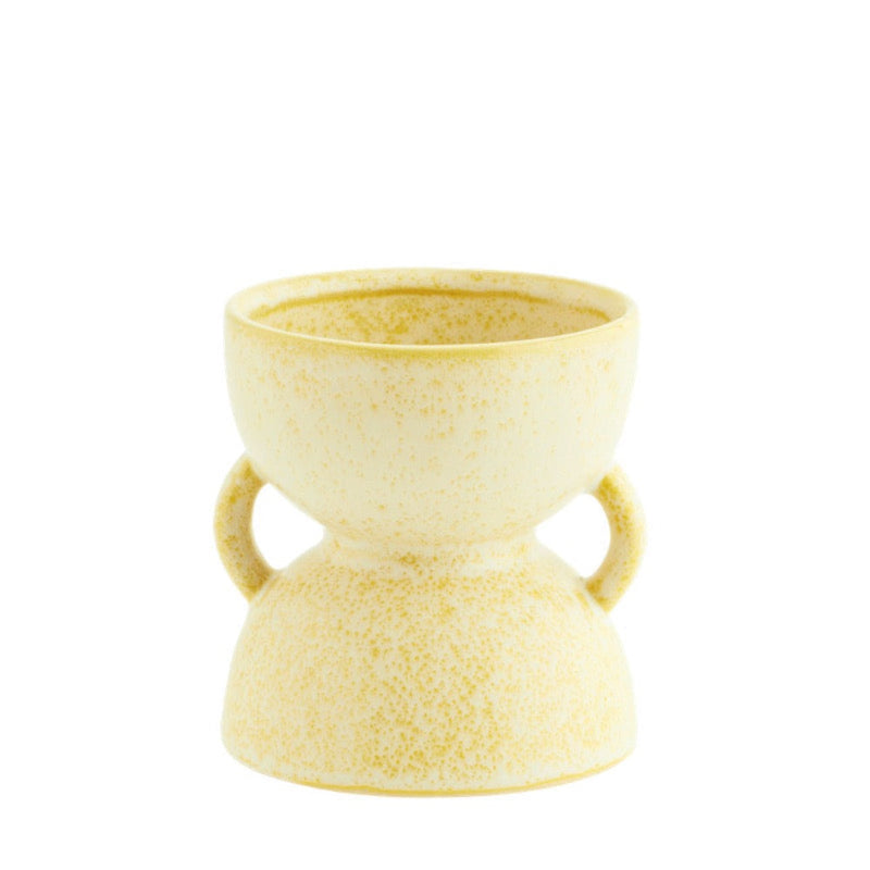 Madam Stoltz Stoneware Flower Pot - 2 Sizes