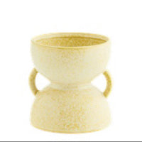 Madam Stoltz Stoneware Flower Pot - 2 Sizes