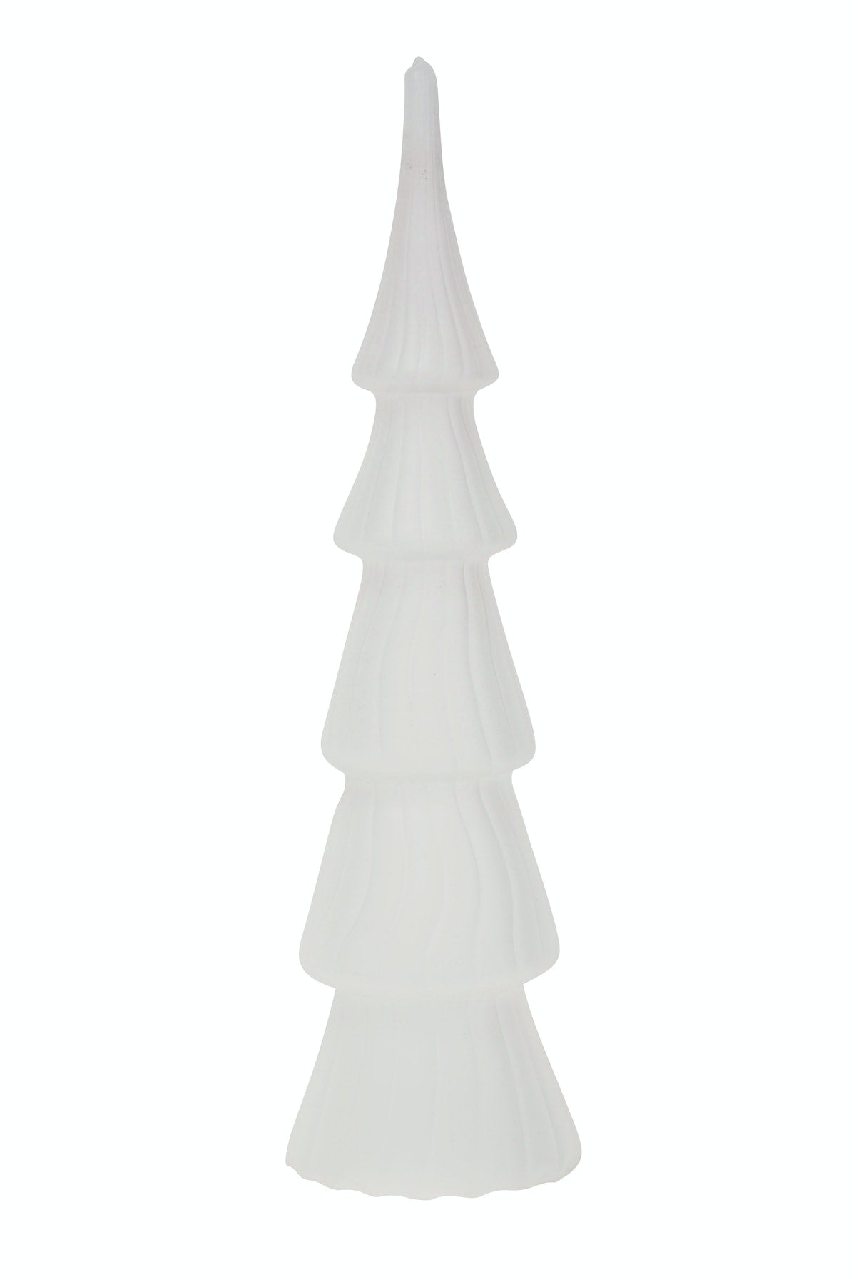 Tiered Glass Tree  Frosted - 3 sizes