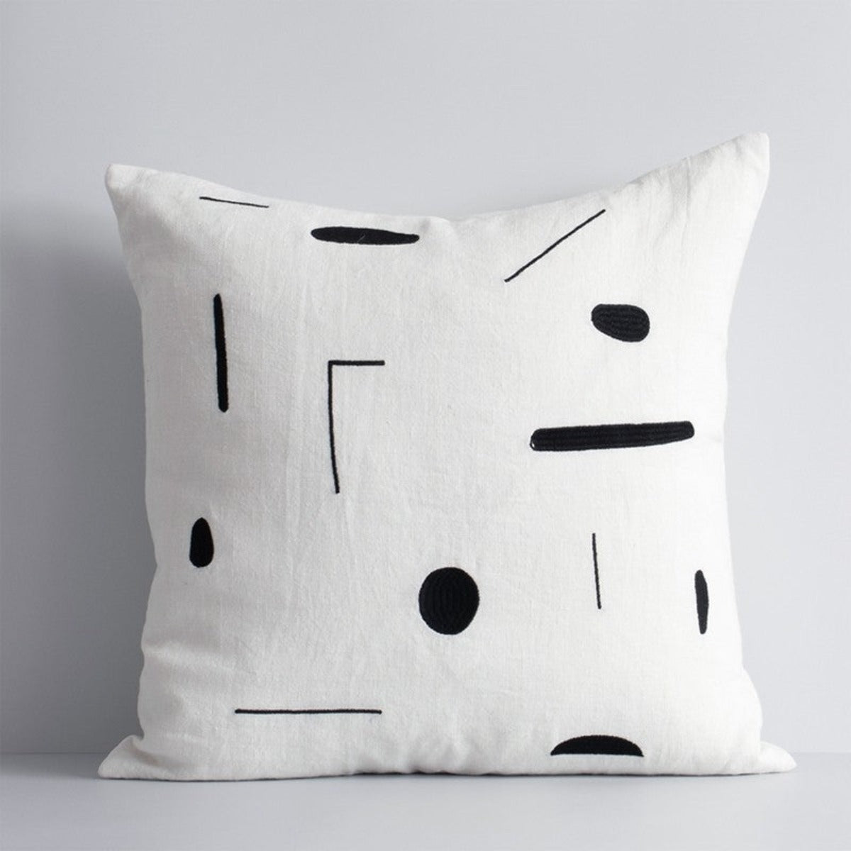 100% Linen Emile Milk Cushion by Baya