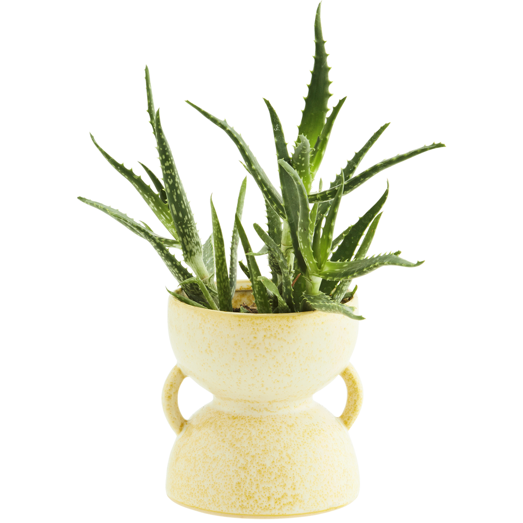 Madam Stoltz Stoneware Flower Pot - 2 Sizes