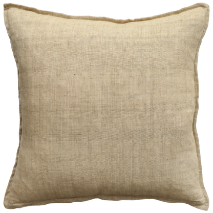 Cassia Putty Feather 55x55cm Cushion