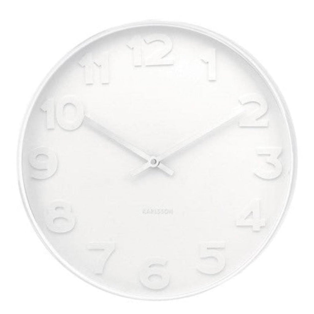 Karlsson wall clock Mr White