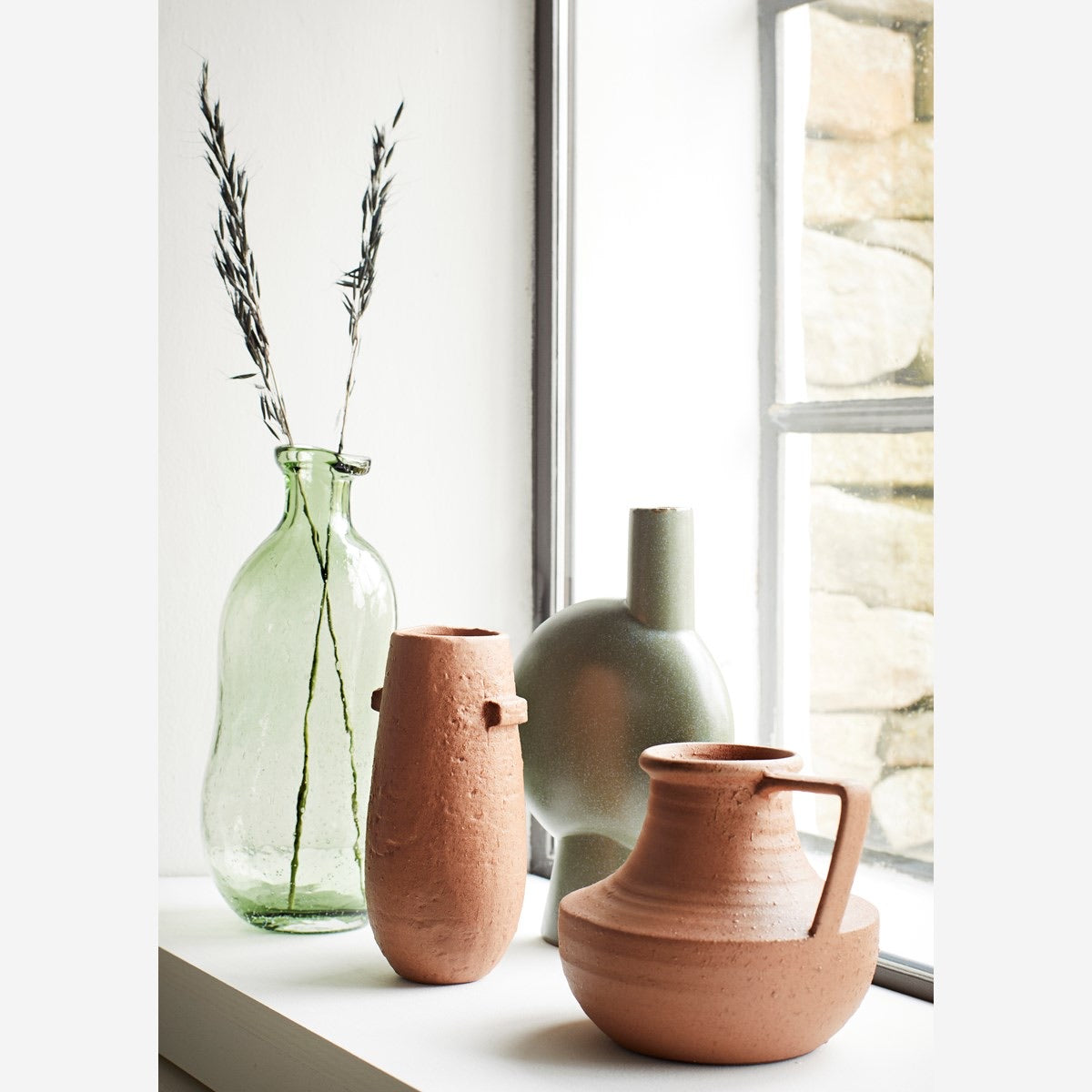 Madam Stoltz Abstract Vase - Stoneware