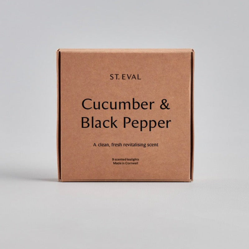Cucumber & Black Pepper Scented Tealights