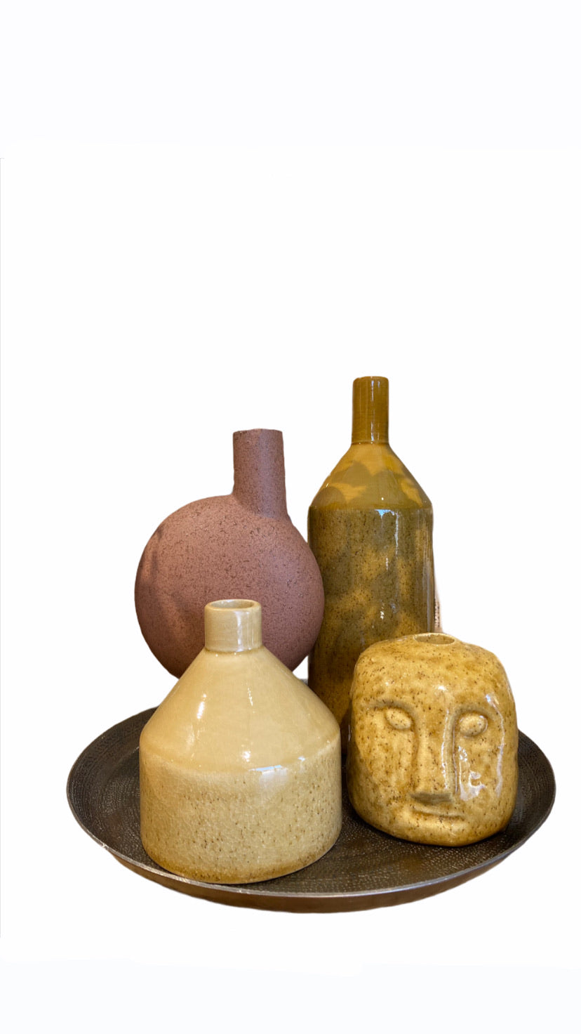 Madam Stoltz Abstract Vase, Stoneware