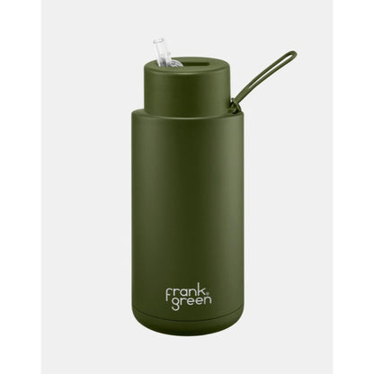 Frank Green Ceramic Reusable Bottle 34oz Straw Lid