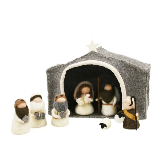 Standing Felt Nativity Set of 8