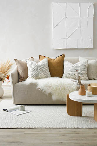 Cassia  Feather 55x55cm Cushion - Cumin