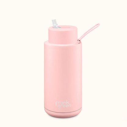 Frank Green Ceramic Reusable Bottle 34oz Straw Lid