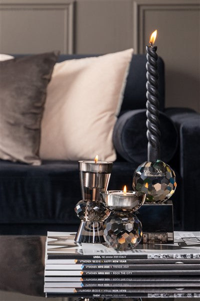 Candle holder Duo Cone sand