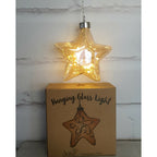 Champagne Star Hanging Glass Light