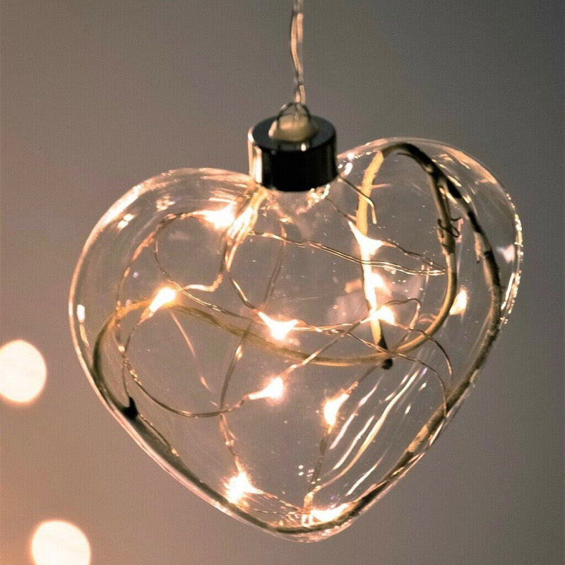 Heart Hanging Glass Light