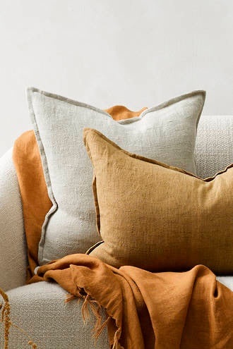 FLAXMILL CUSHION - Doeskin