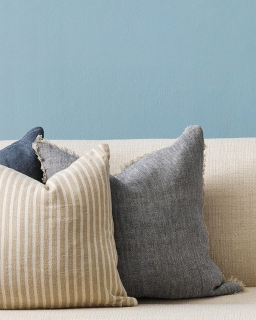 Keaton Cushion Navy/Natural