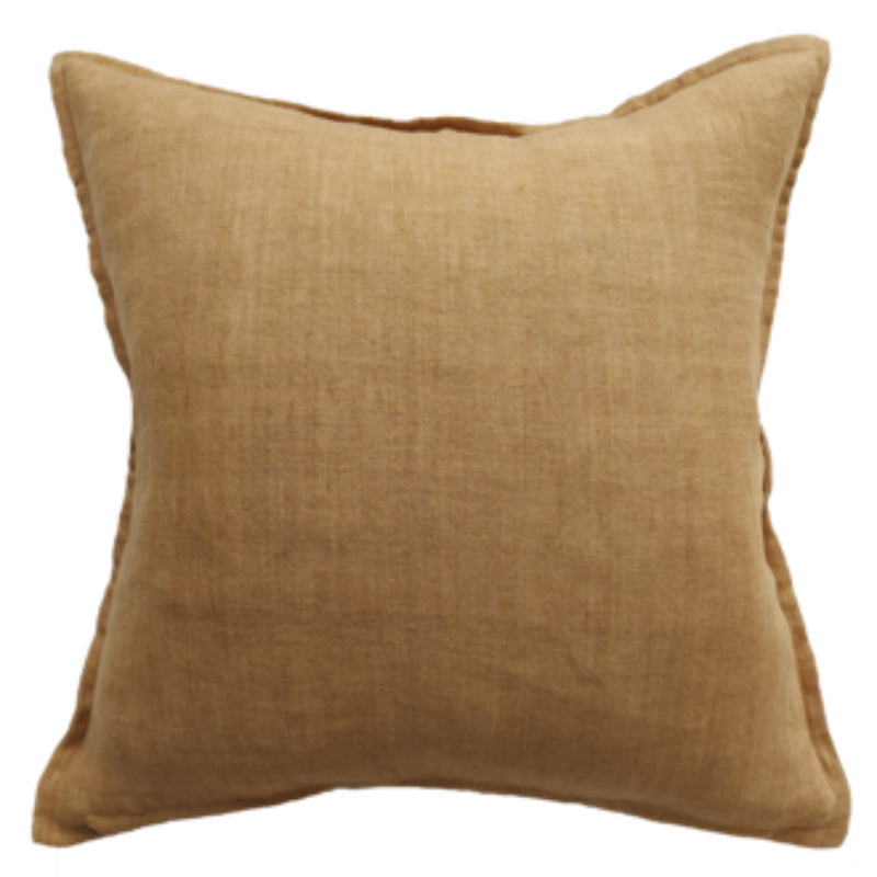 Cassia  Feather 55x55cm Cushion - Cumin
