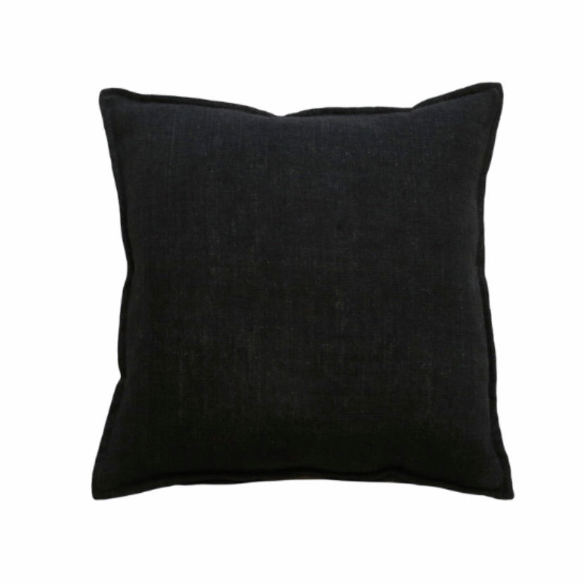 FLAXMILL BLACK CUSHION