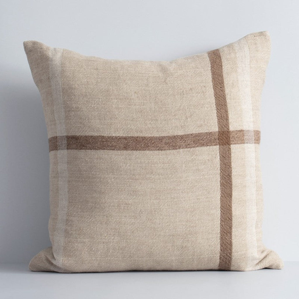 Keswick Taupe Feather 50x50cm Cushion by Baya