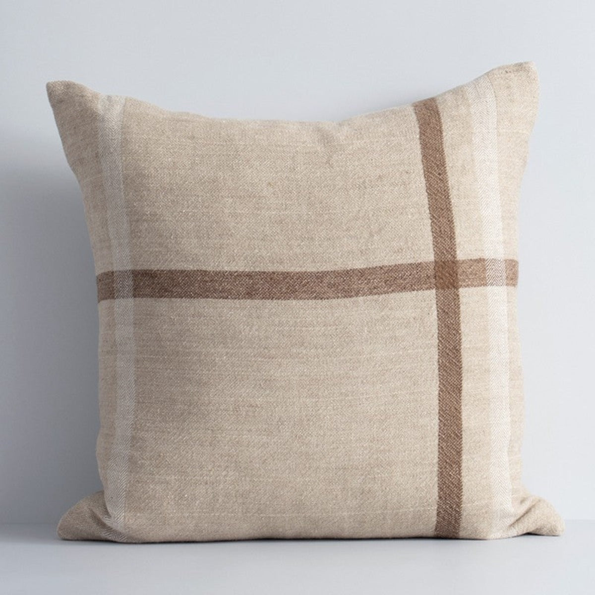 Keswick Taupe Feather 50x50cm Cushion by Baya