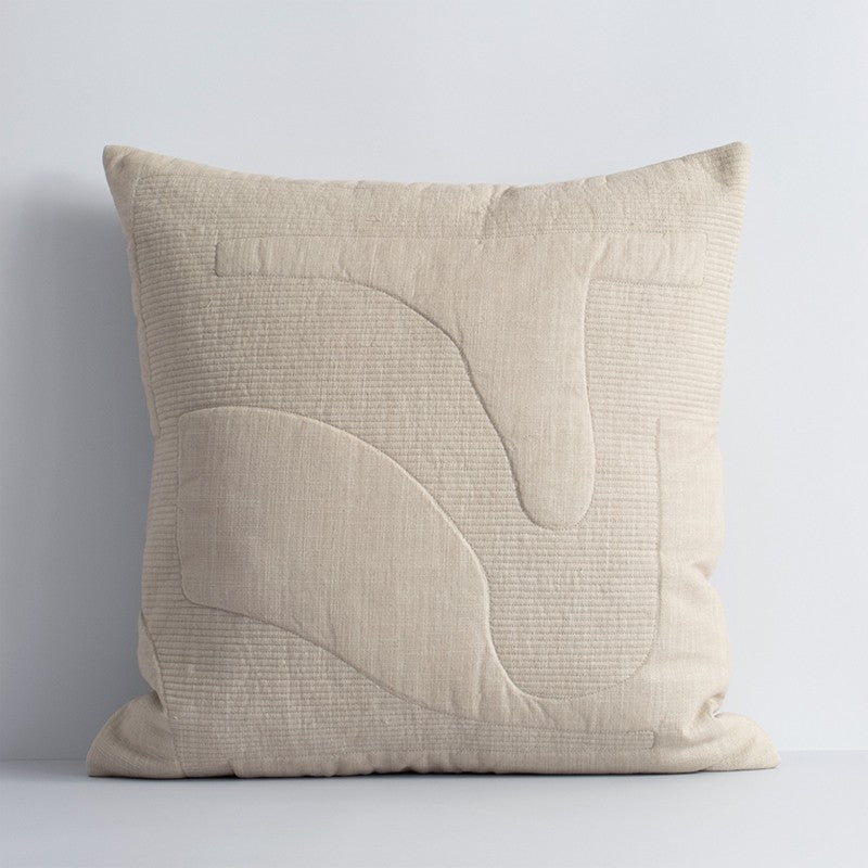 Mila Nougat Feather 50x50cm Cushion by Baya