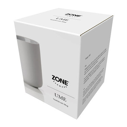 ZONE DENMARK UME TOOTHBRUSH MUG WHITE